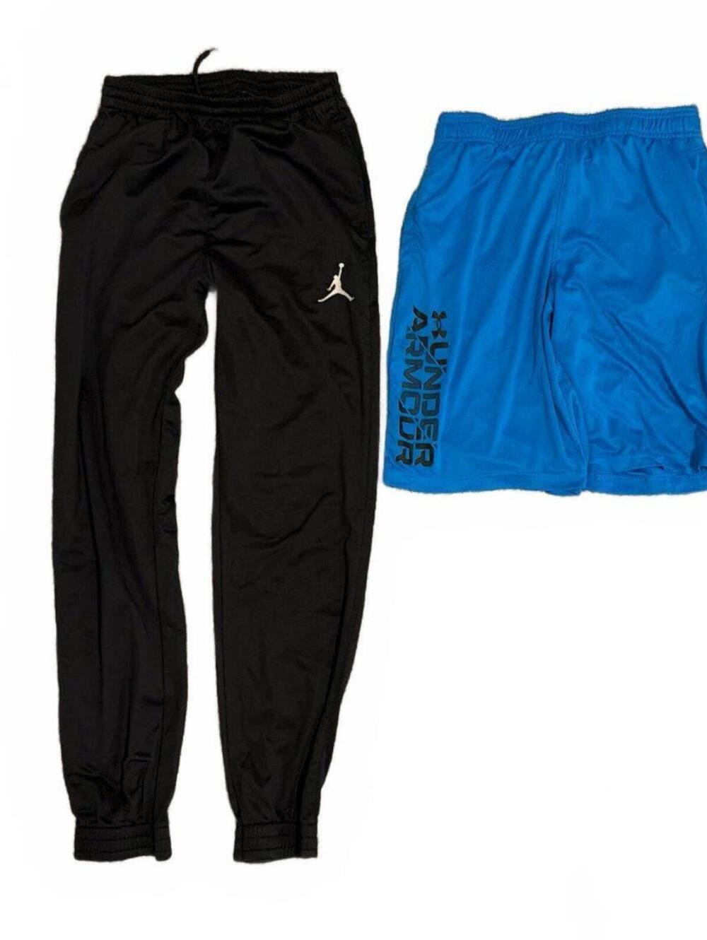 Jordan & Under Armour Boys Large Activewear Shorts & Joggers Lot